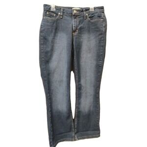 Lee Riders Boot Cut Womens Jeans Size 10P Blue‎ Stretch Medium Wash